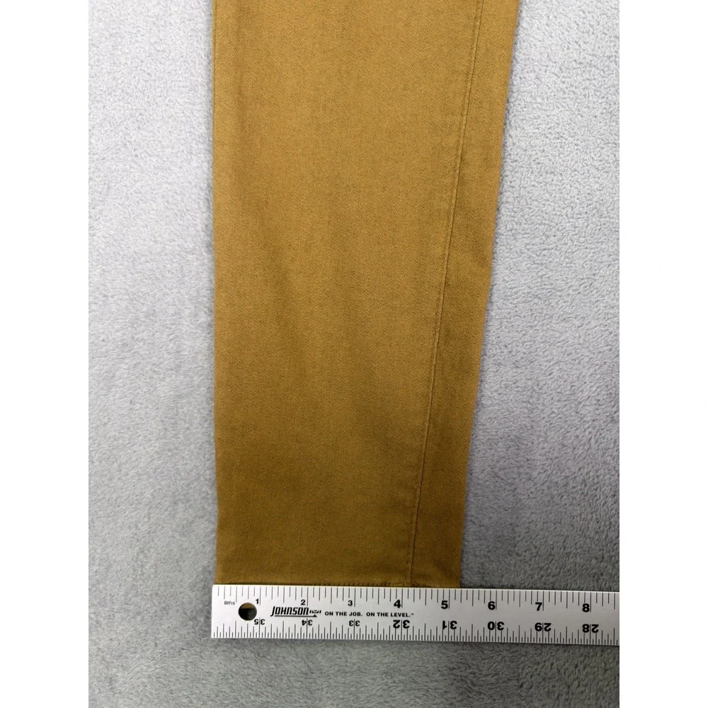 Curve Appeal Jeans Womens 6/28 Tan Brown High Rise Minimalist Jegging Stretch